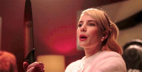 scream queens chanel 1 gif|chanel oberlin vs regina george.